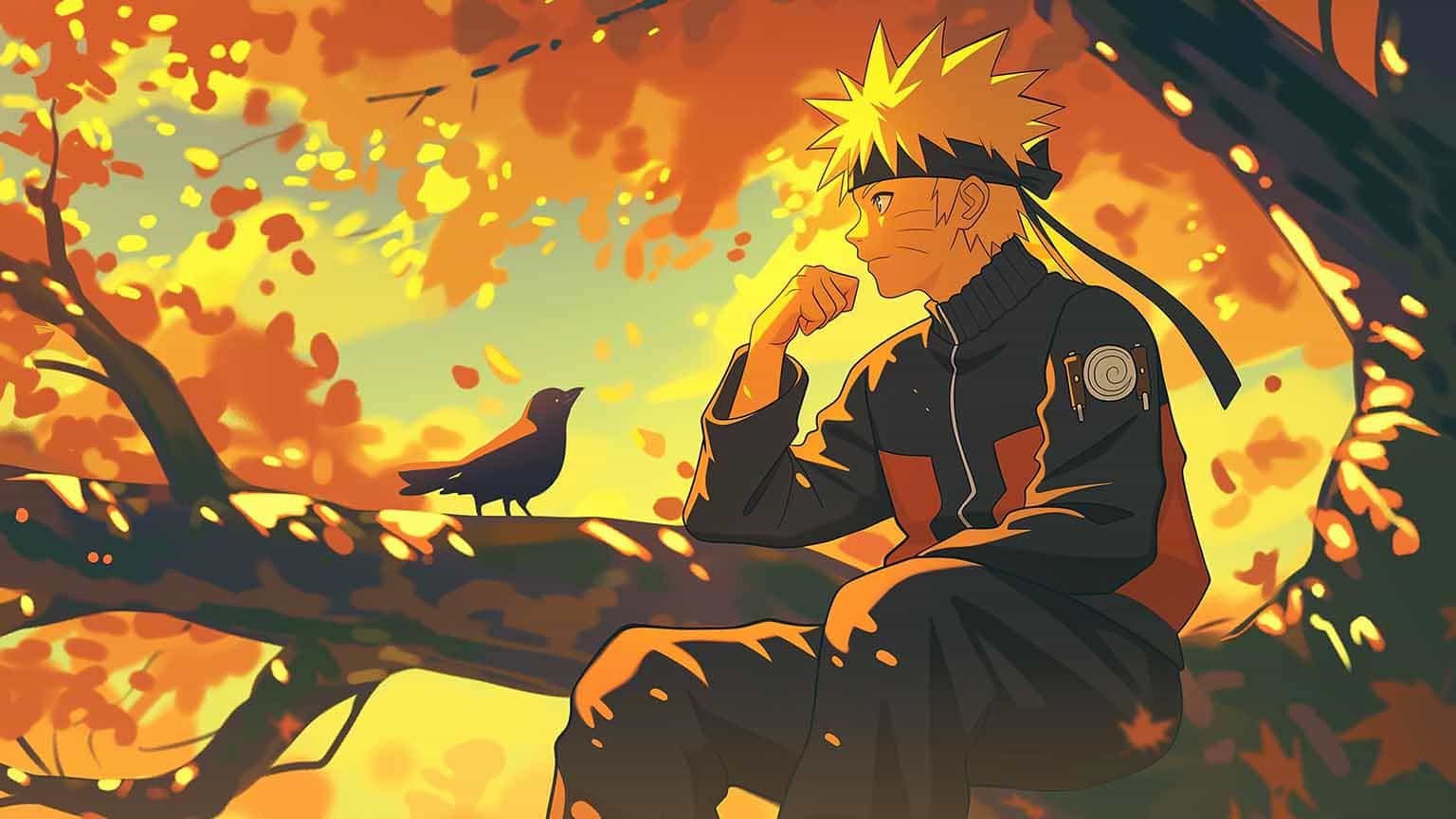 Cinematic anime character illustration
